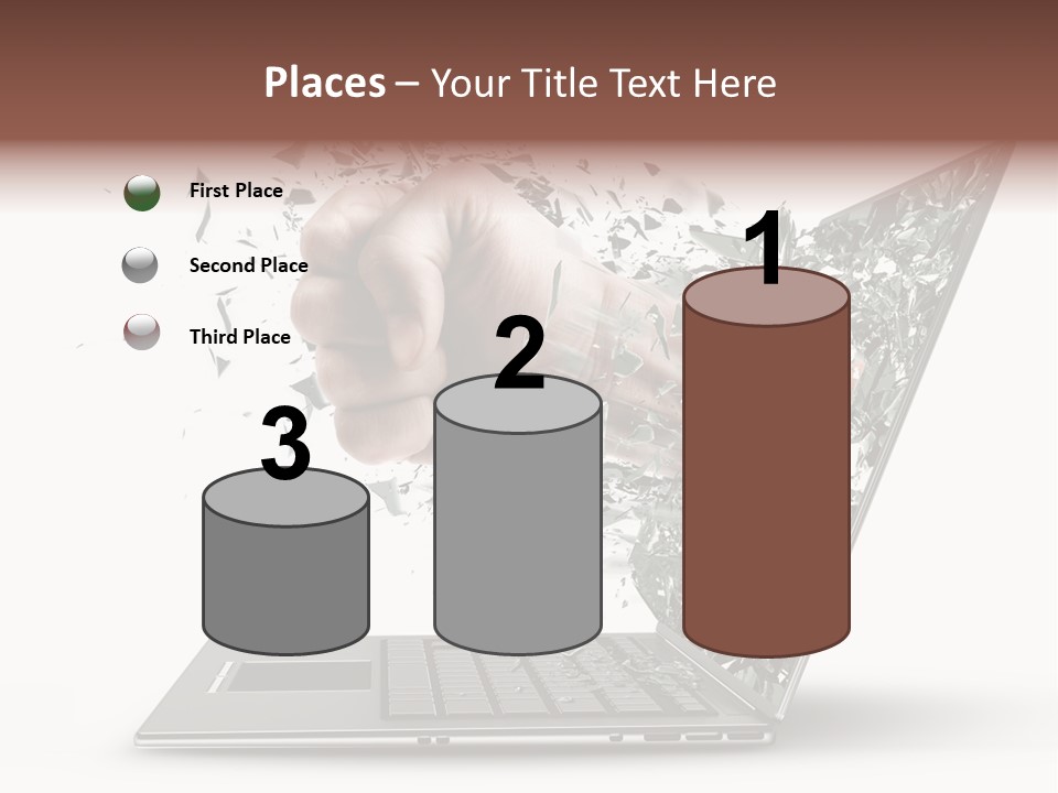 Desktop Key Surprise PowerPoint Template