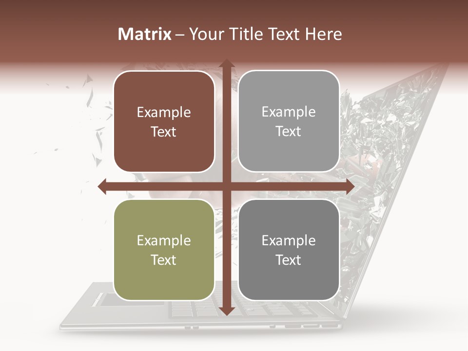 Desktop Key Surprise PowerPoint Template