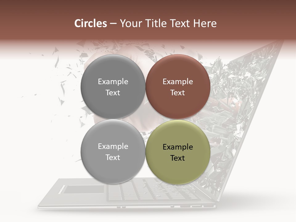 Desktop Key Surprise PowerPoint Template