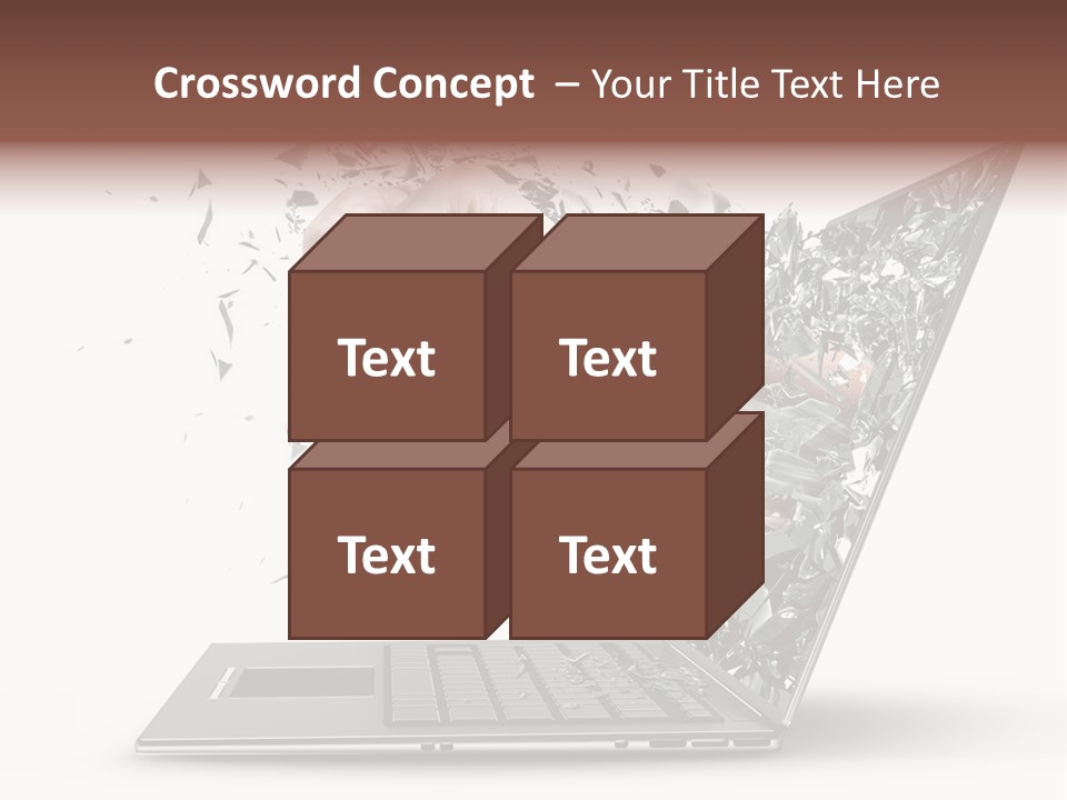 Desktop Key Surprise PowerPoint Template