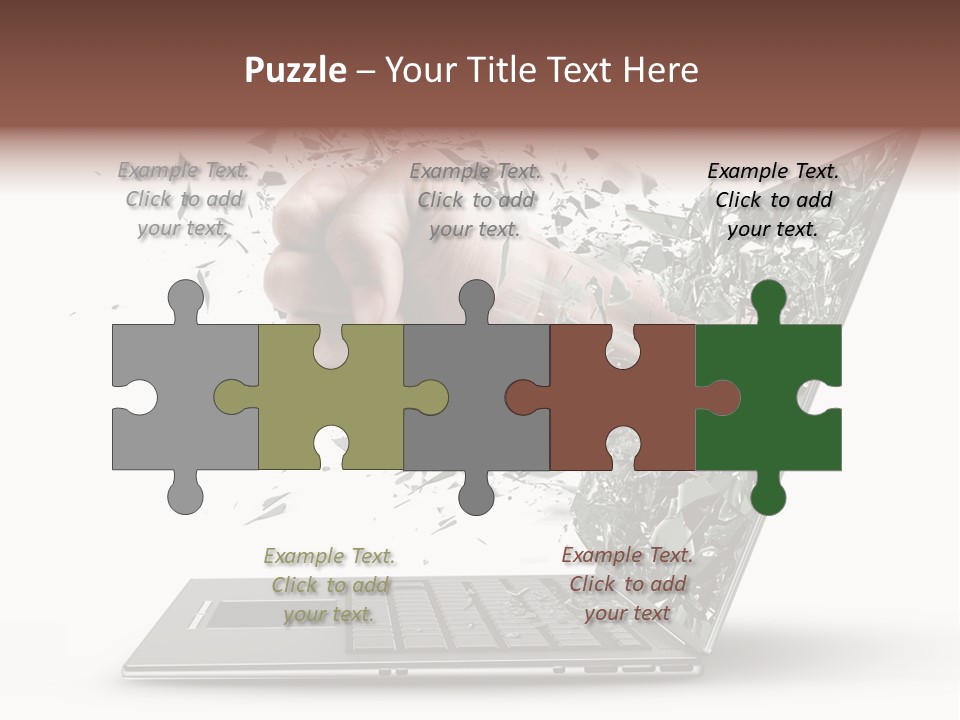 Desktop Key Surprise PowerPoint Template