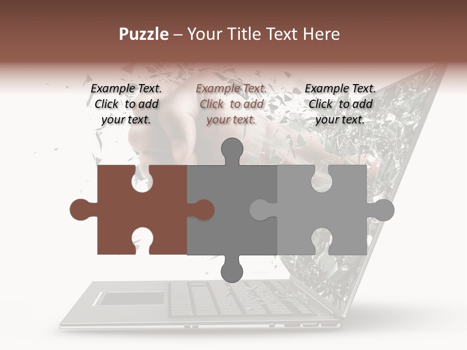 Desktop Key Surprise PowerPoint Template