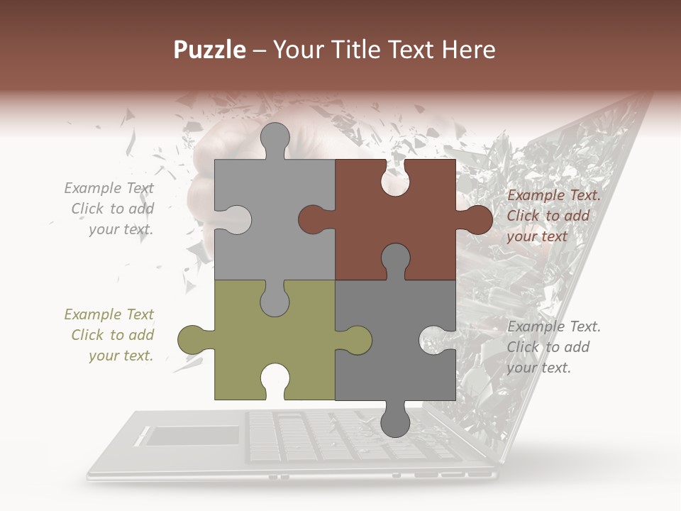 Desktop Key Surprise PowerPoint Template