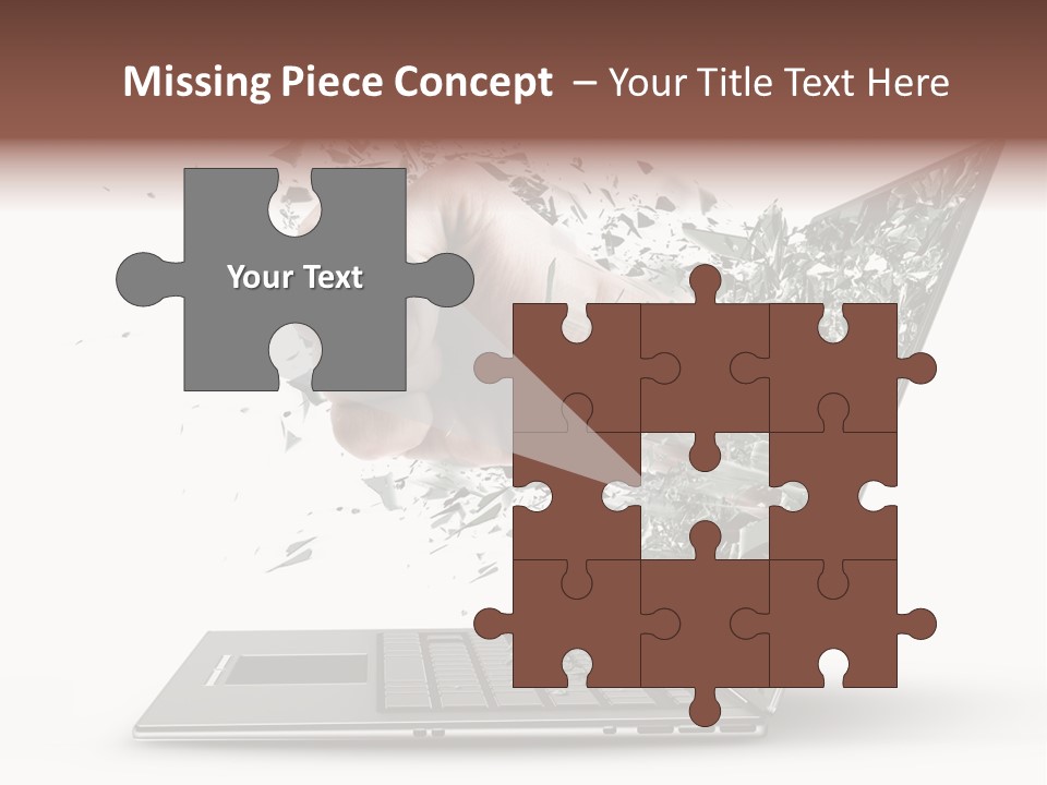 Desktop Key Surprise PowerPoint Template