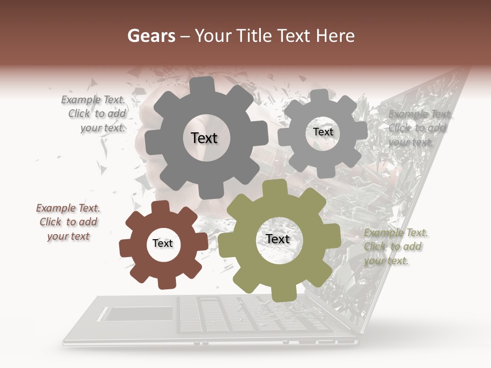 Desktop Key Surprise PowerPoint Template