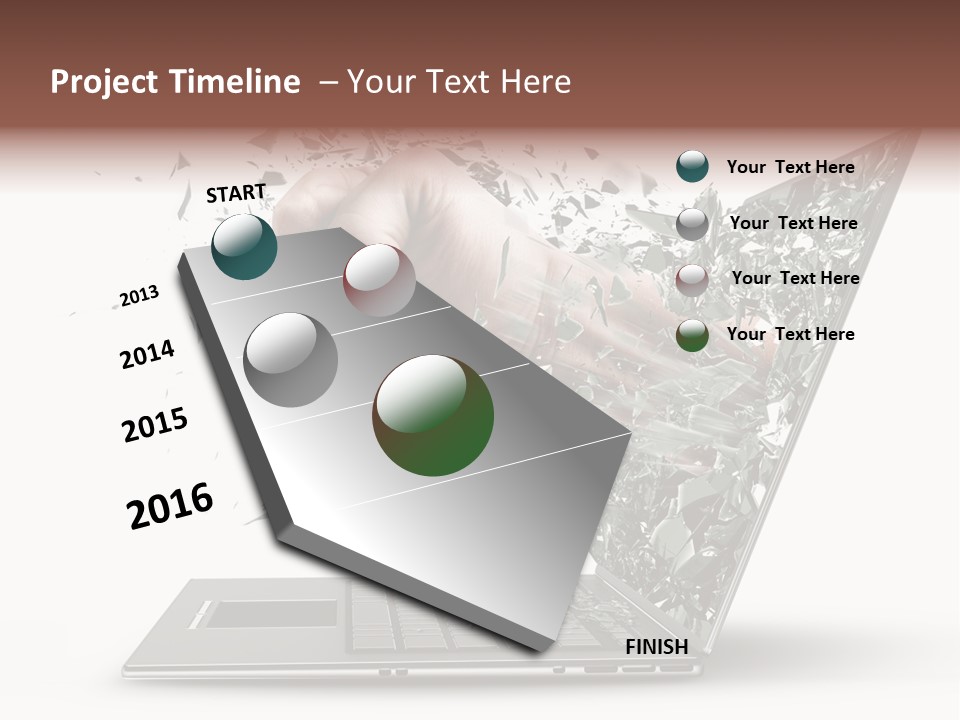 Desktop Key Surprise PowerPoint Template