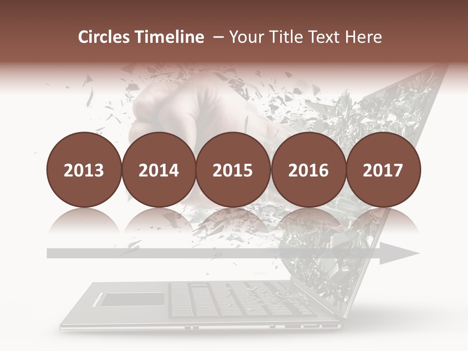 Desktop Key Surprise PowerPoint Template