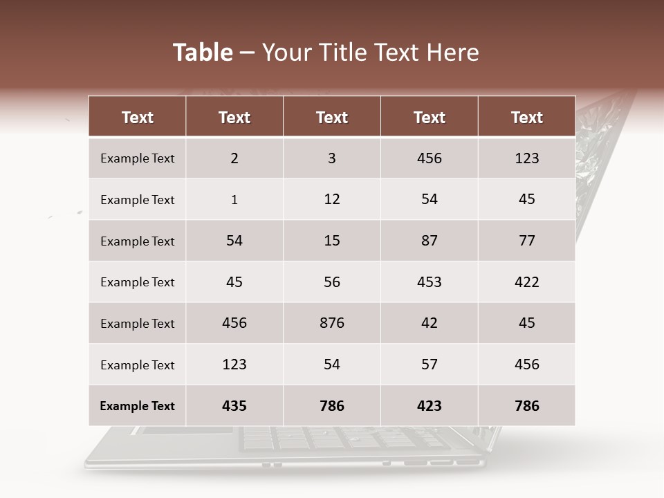 Desktop Key Surprise PowerPoint Template