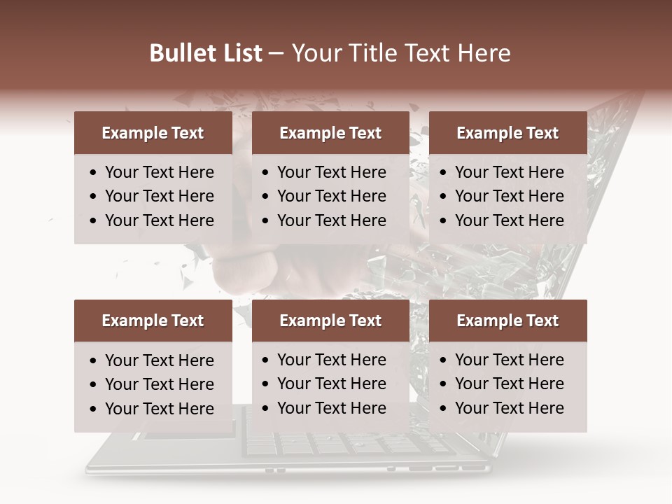 Desktop Key Surprise PowerPoint Template
