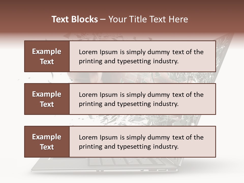 Desktop Key Surprise PowerPoint Template