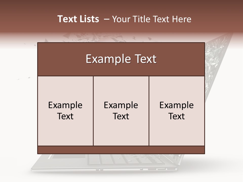 Desktop Key Surprise PowerPoint Template