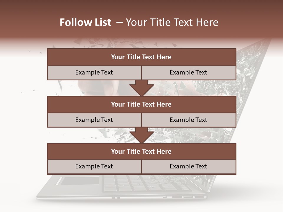 Desktop Key Surprise PowerPoint Template