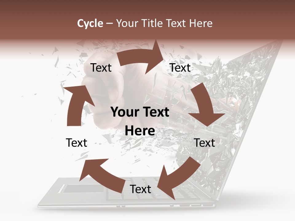 Desktop Key Surprise PowerPoint Template