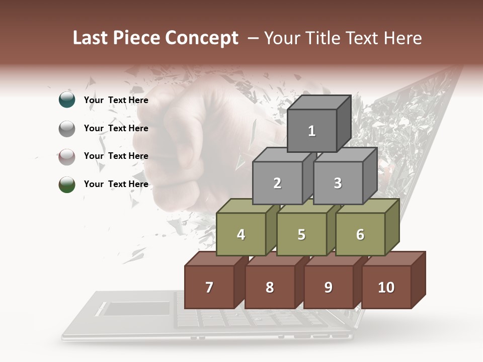 Desktop Key Surprise PowerPoint Template