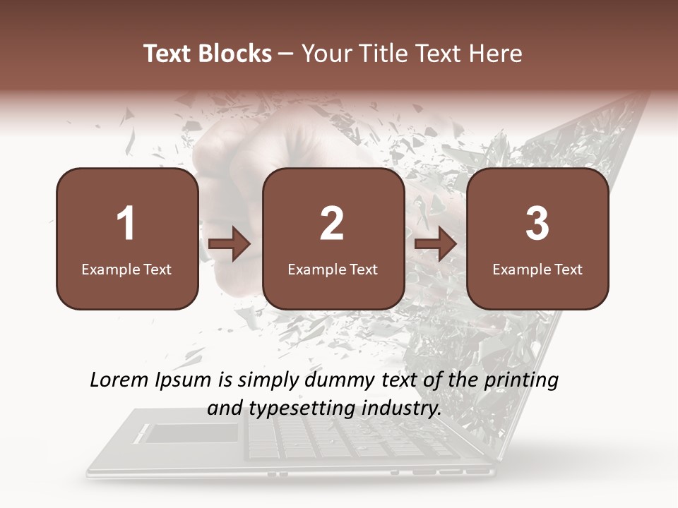 Desktop Key Surprise PowerPoint Template