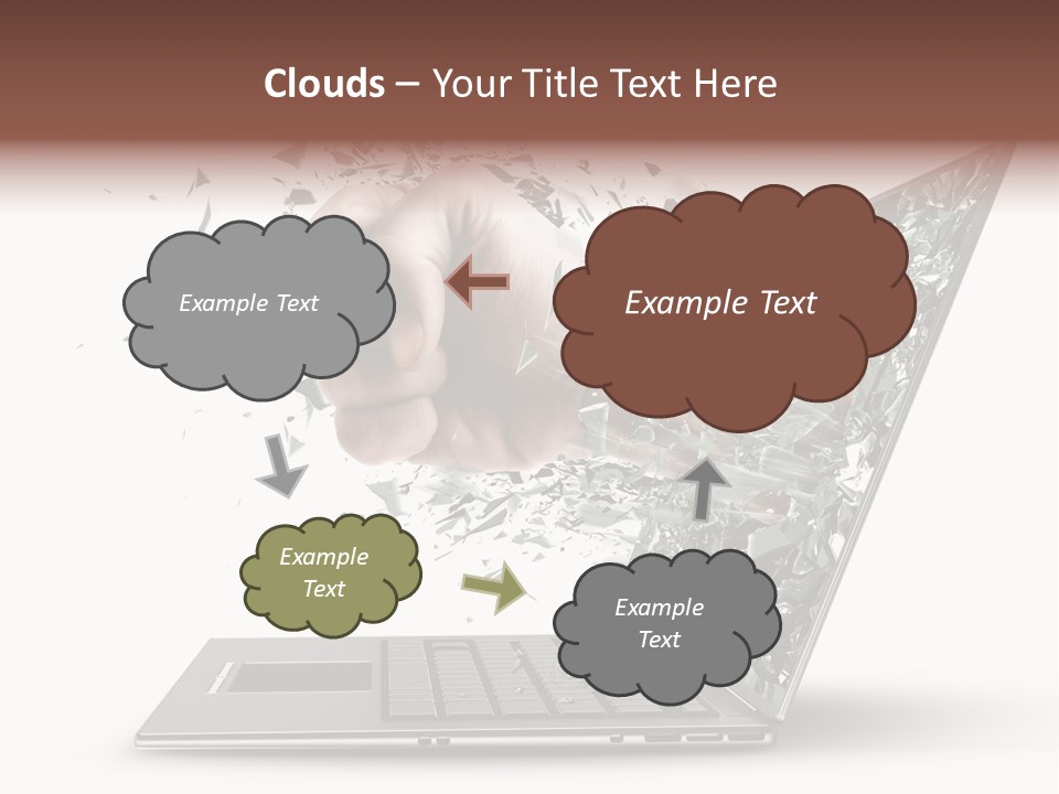 Desktop Key Surprise PowerPoint Template