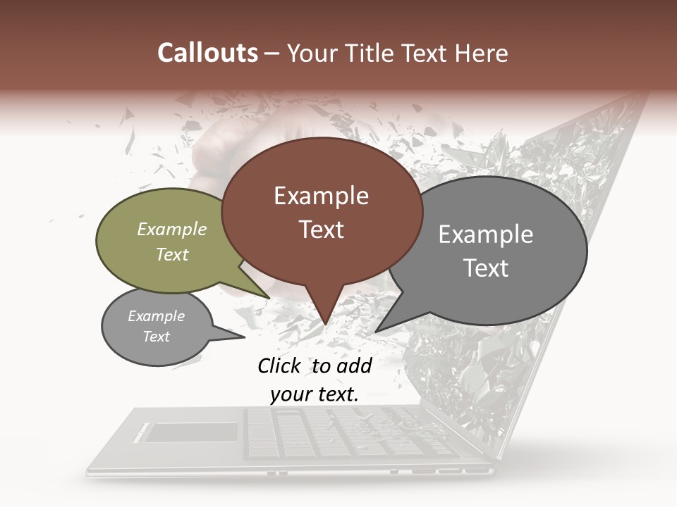 Desktop Key Surprise PowerPoint Template