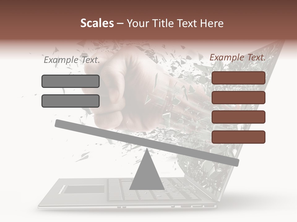 Desktop Key Surprise PowerPoint Template