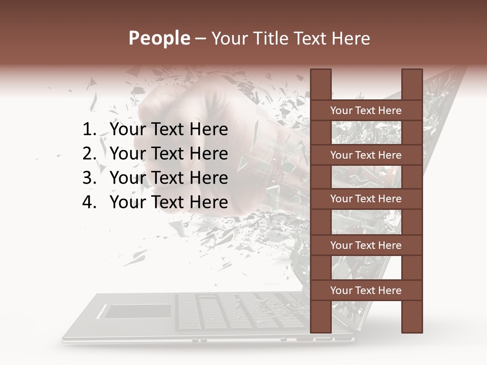 Desktop Key Surprise PowerPoint Template