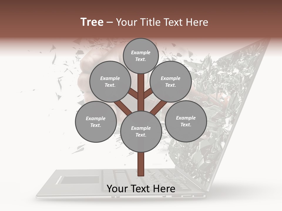 Desktop Key Surprise PowerPoint Template