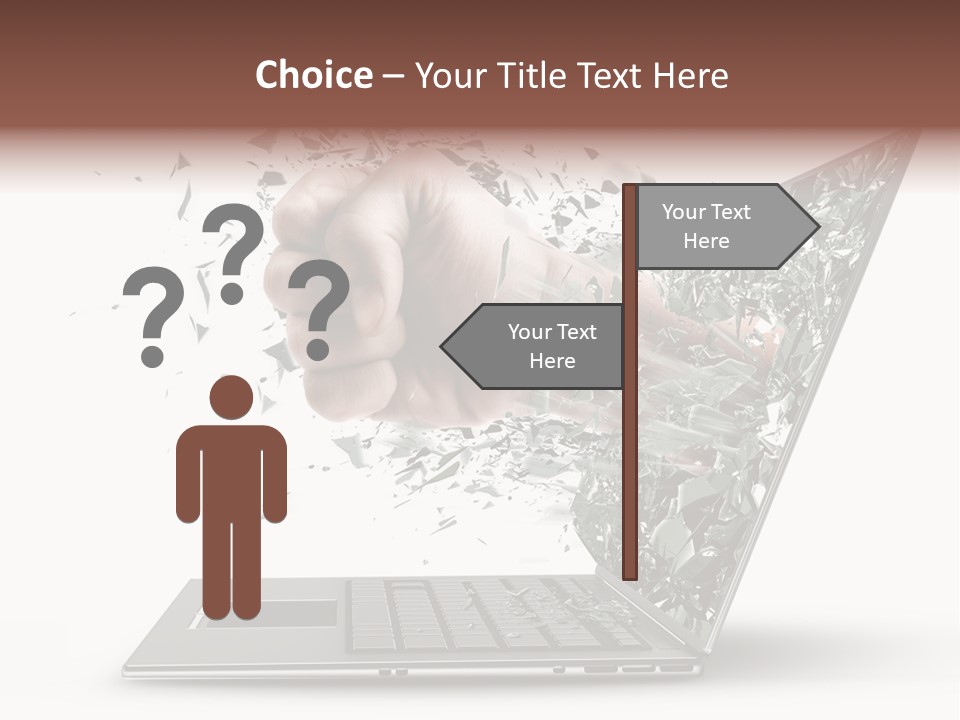 Desktop Key Surprise PowerPoint Template