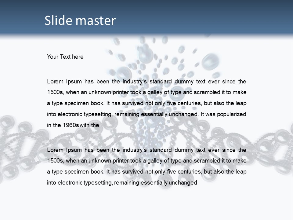 Brocken Metal Render PowerPoint Template