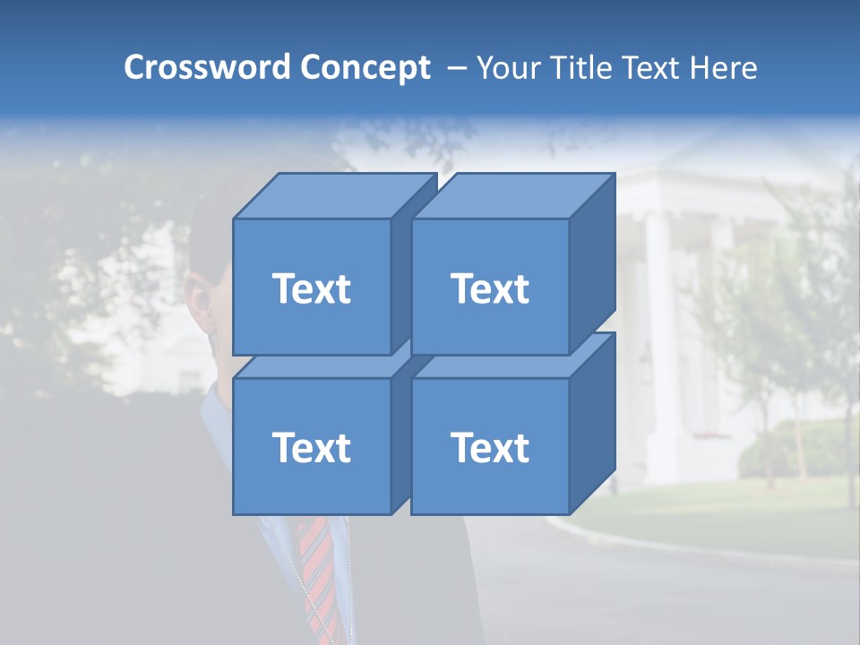 Federal Internship Teenage Boy PowerPoint Template