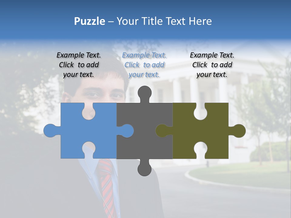 Federal Internship Teenage Boy PowerPoint Template