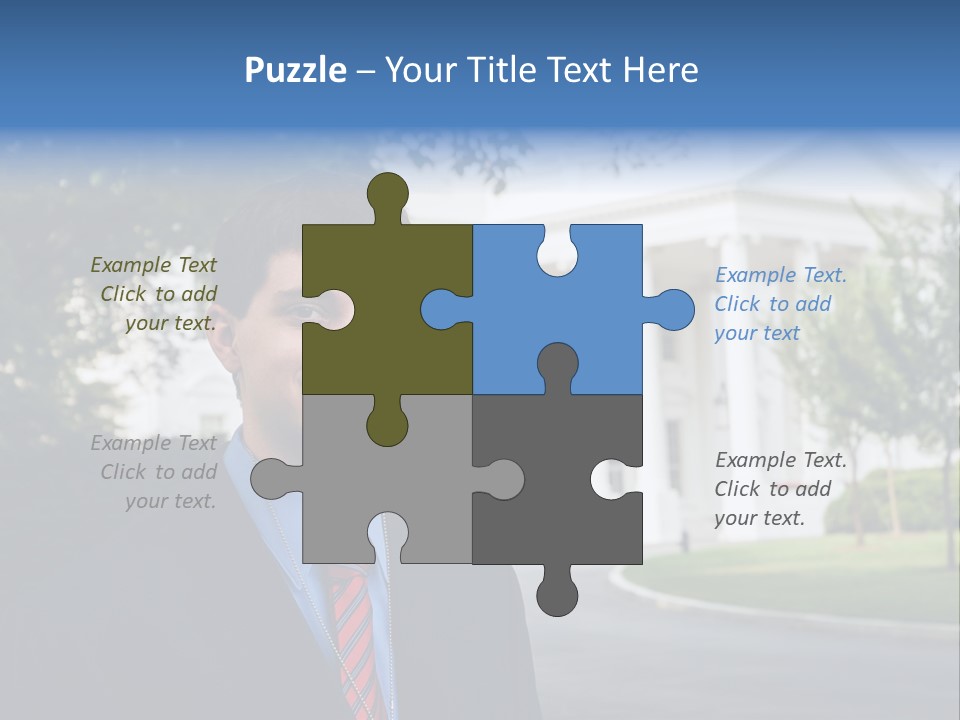 Federal Internship Teenage Boy PowerPoint Template