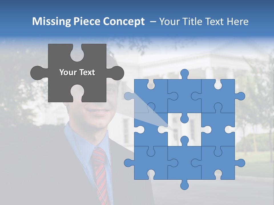 Federal Internship Teenage Boy PowerPoint Template