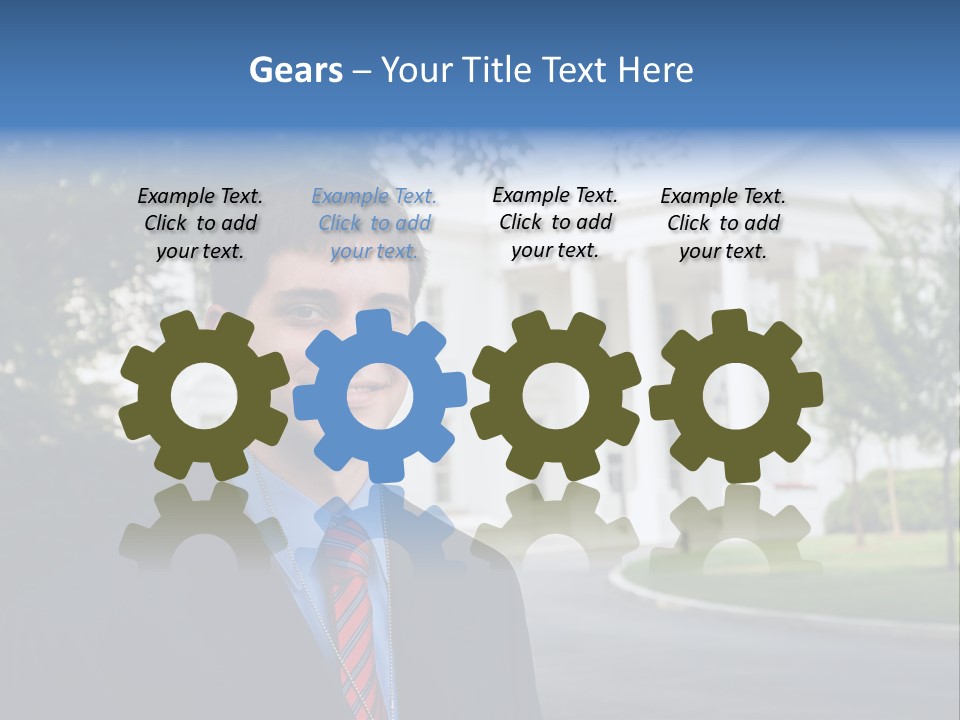 Federal Internship Teenage Boy PowerPoint Template