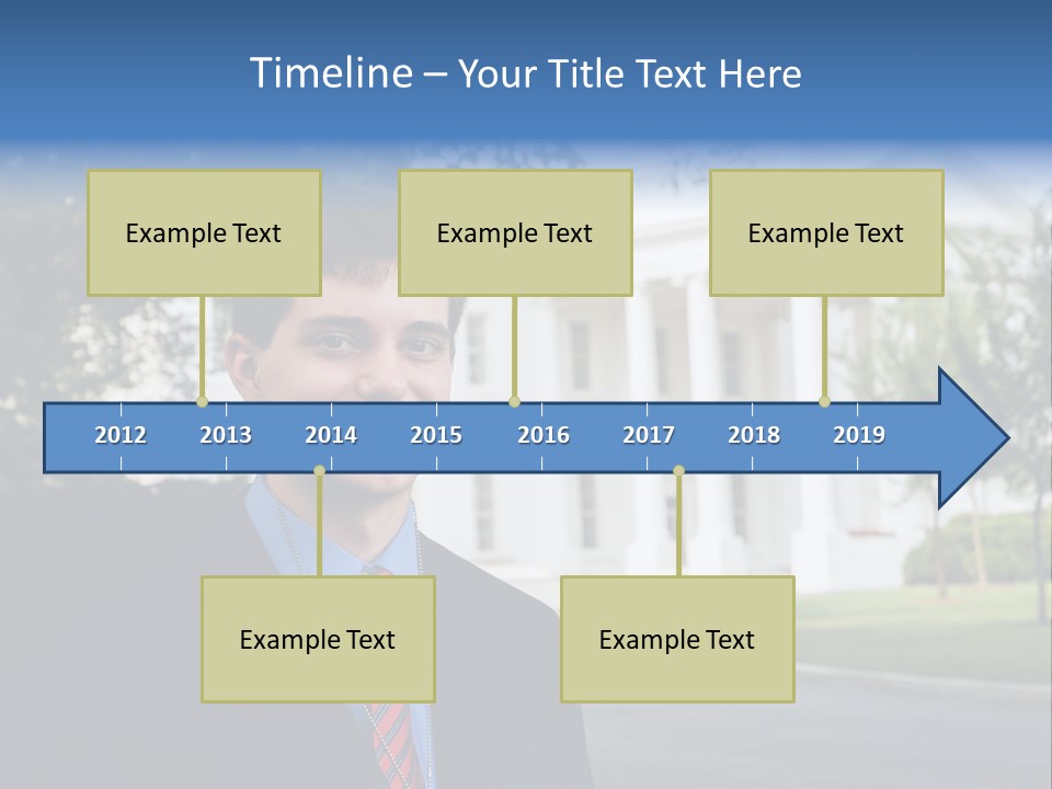 Federal Internship Teenage Boy PowerPoint Template