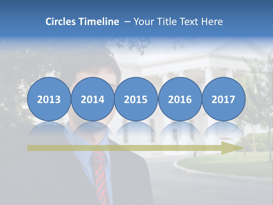 Federal Internship Teenage Boy PowerPoint Template