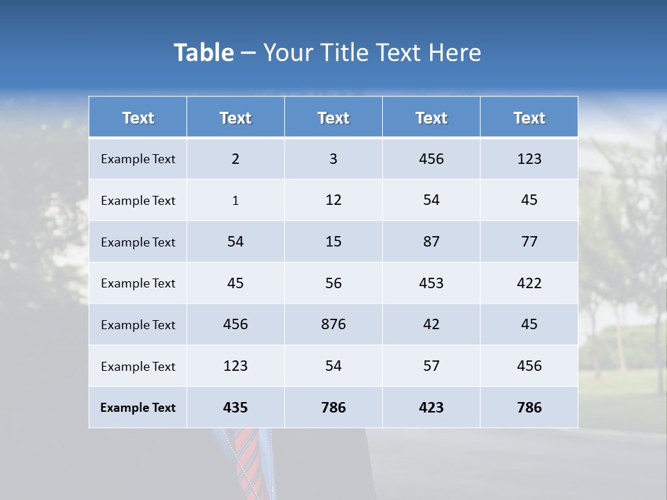 Federal Internship Teenage Boy PowerPoint Template