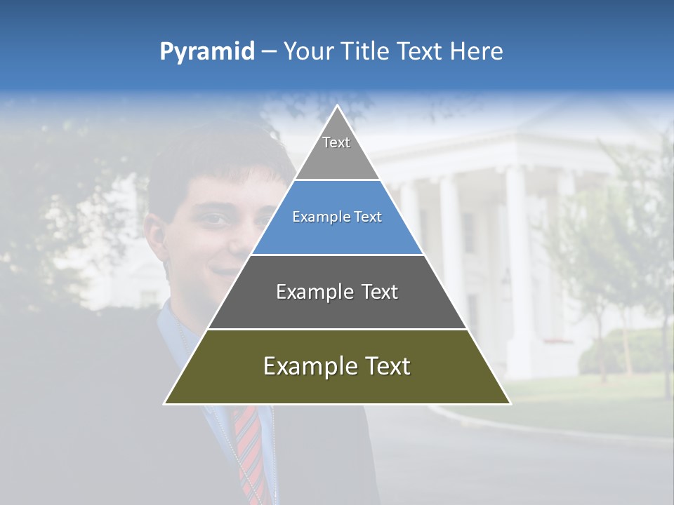 Federal Internship Teenage Boy PowerPoint Template