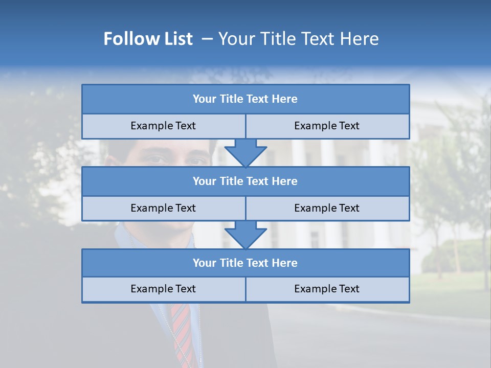 Federal Internship Teenage Boy PowerPoint Template