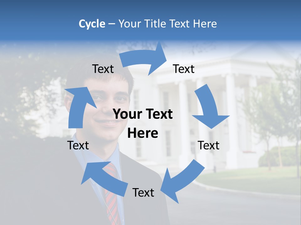 Federal Internship Teenage Boy PowerPoint Template