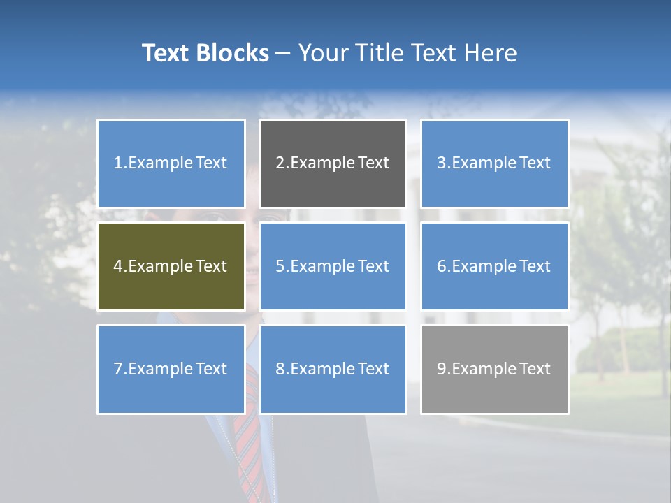 Federal Internship Teenage Boy PowerPoint Template