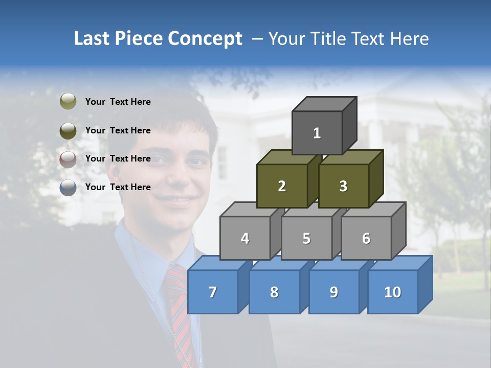 Federal Internship Teenage Boy PowerPoint Template