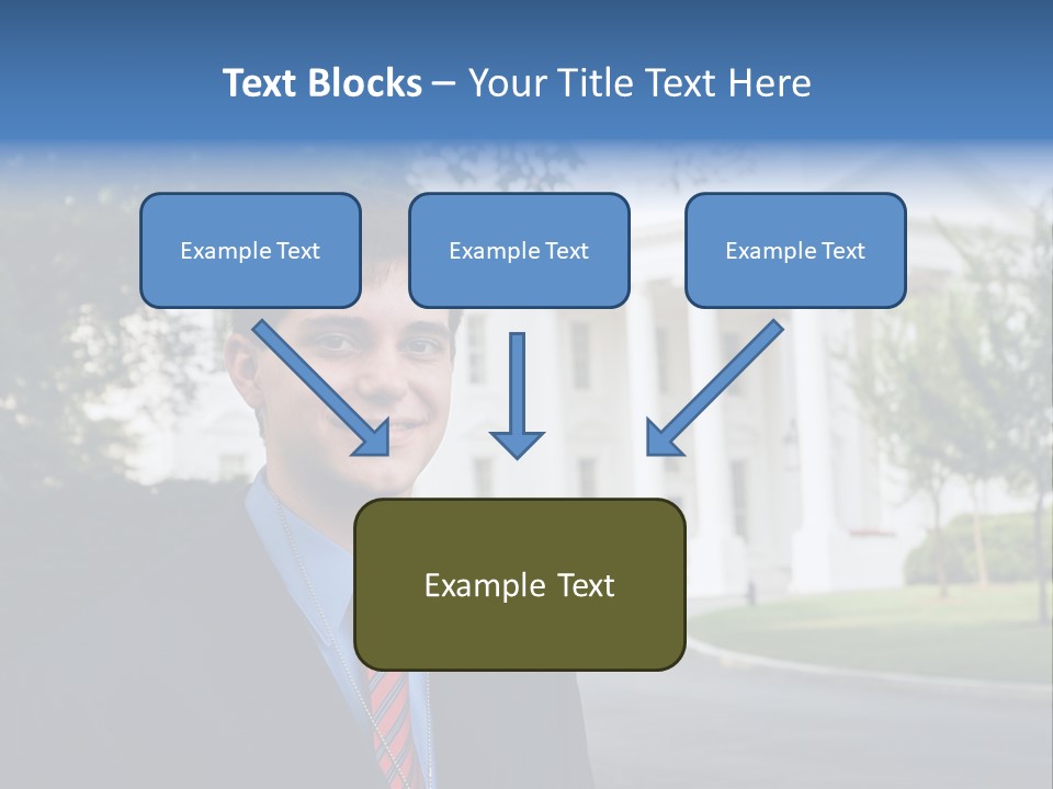 Federal Internship Teenage Boy PowerPoint Template