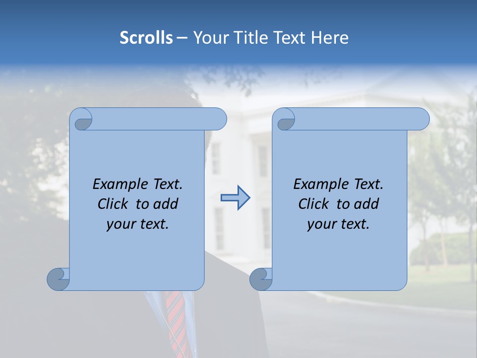 Federal Internship Teenage Boy PowerPoint Template