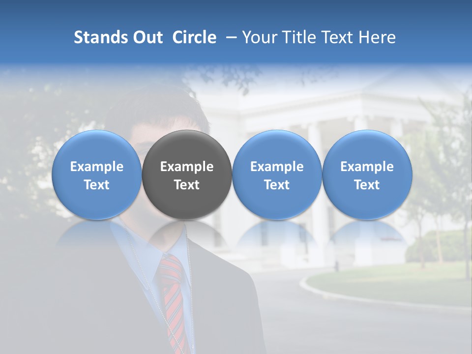 Federal Internship Teenage Boy PowerPoint Template