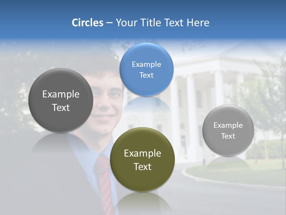 Federal Internship Teenage Boy PowerPoint Template