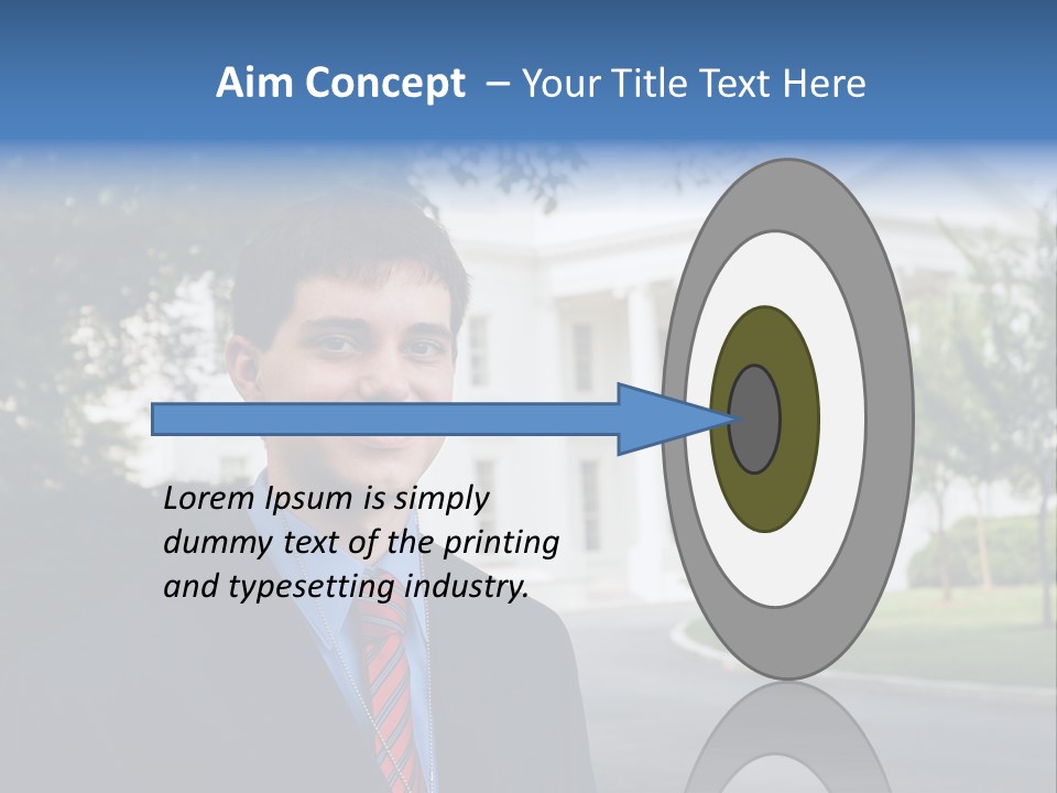 Federal Internship Teenage Boy PowerPoint Template