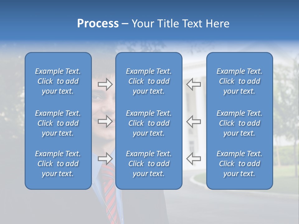 Federal Internship Teenage Boy PowerPoint Template