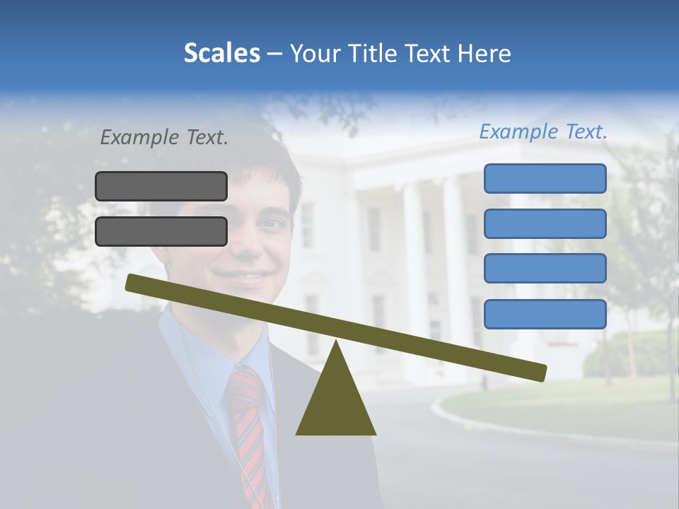 Federal Internship Teenage Boy PowerPoint Template