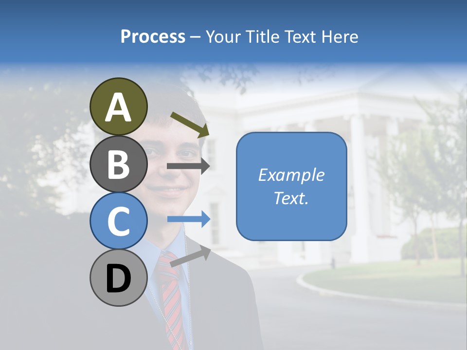 Federal Internship Teenage Boy PowerPoint Template