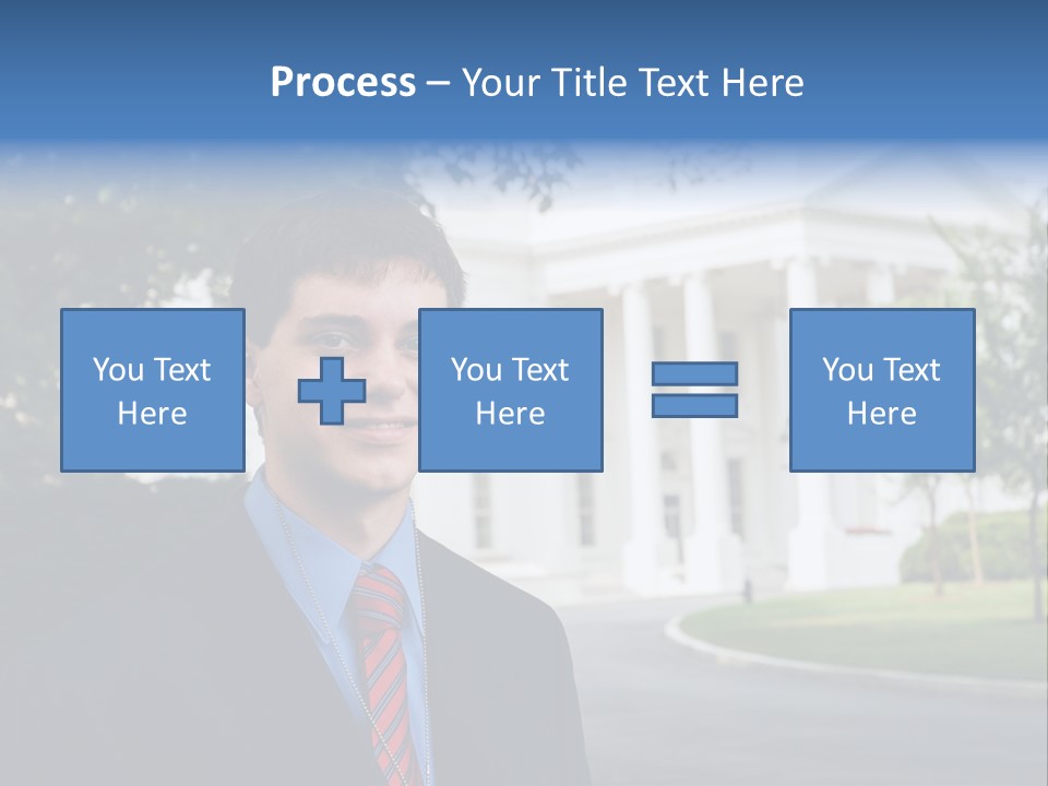 Federal Internship Teenage Boy PowerPoint Template