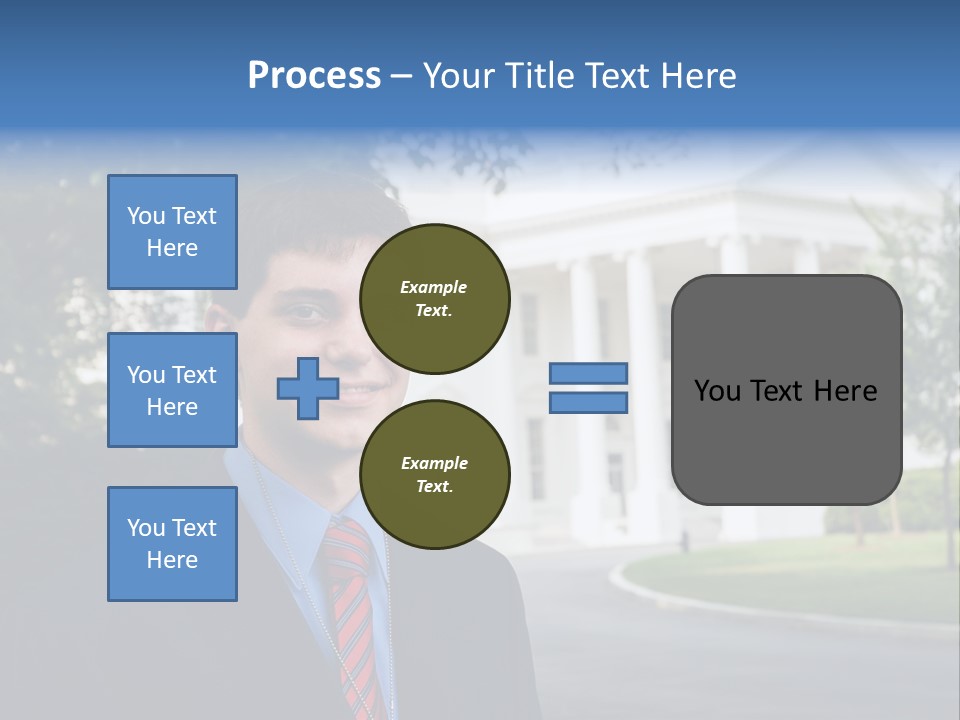 Federal Internship Teenage Boy PowerPoint Template