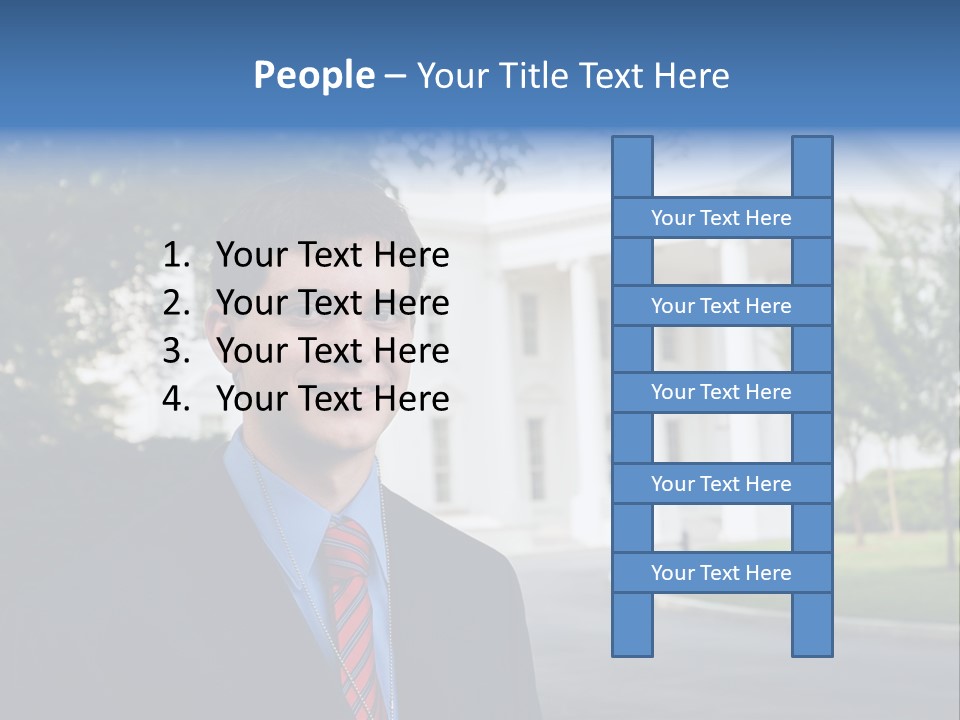 Federal Internship Teenage Boy PowerPoint Template